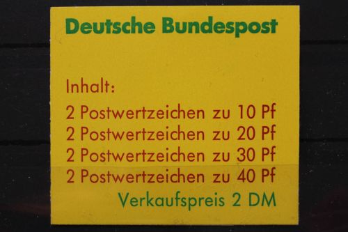 Deutschland (BRD), MiNr. MH 20 a I PLF IV, postfrisch