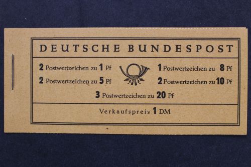 Deutschland (BRD), MiNr. MH 4 Y Type I RLV I, postfrisch