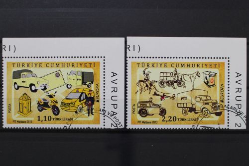 Türkei, MiNr. 4029-4030, Ecke rechts oben, gestempelt