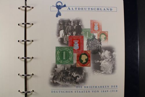 Altdeutschland, gute Borek Sammlung mit Garantie auf Albumblättern