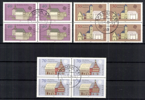 Deutschland (BRD), MiNr. 969-971 VB, EST
