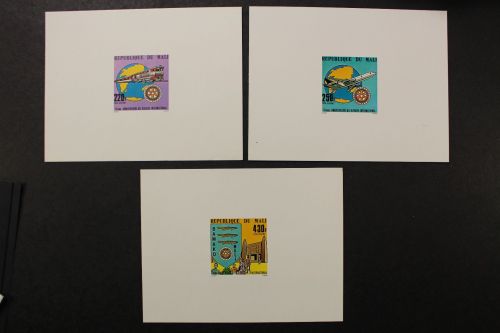 Mali, MiNr. 741-743 SB, Sonderdrucke, ungebraucht