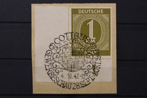 Gem. Ausgaben, MiNr. 937, Ecke links unten, Briefstück