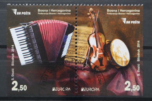 Bosnien - Herzegowina, MiNr. 638-639 E Paar, gestempelt