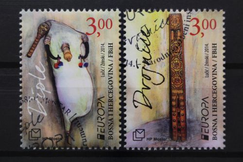 Kroatische Republik, MiNr. 385-386, gestempelt