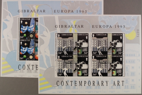 Gibraltar, MiNr. 654-657 KB, ESST