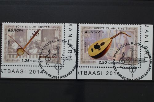 Türkei, MiNr. 4107-4108, Ecke rechts unten, gestempelt