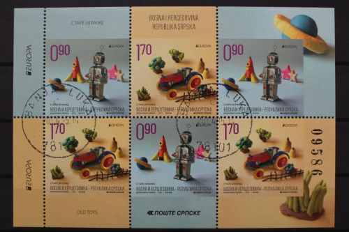 Serbische Republik, MiNr. 647-648 H-Blatt 18, gestempelt