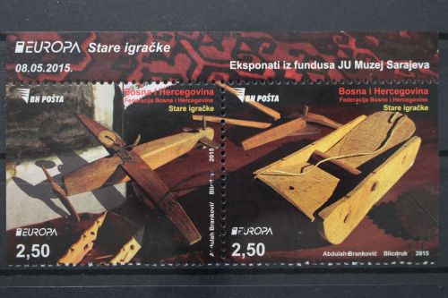 Bosnien-Herzegowina, MiNr. 664-665 Paar aus H-Blatt, gestempelt