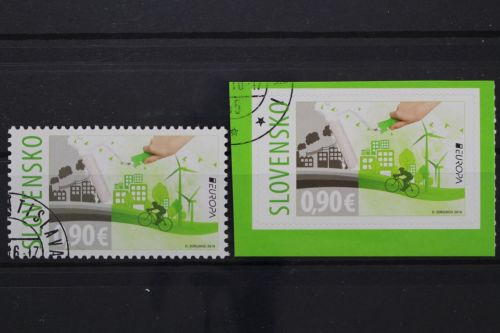 Slowakei, MiNr. 789 + 790 skl., gestempelt