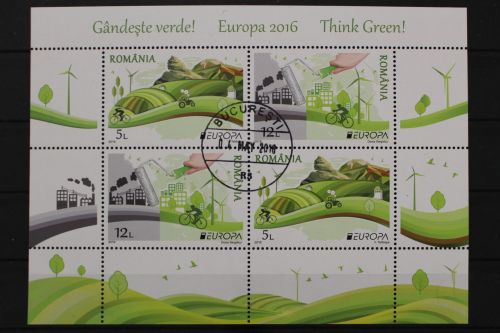Rumänien, MiNr. Block 666 I, gestempelt