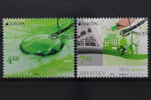 Kroatien, MiNr. 1228-1229, gestempelt