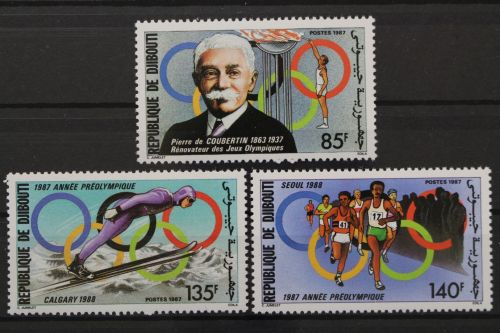 Dschibuti, MiNr. 495-497, postfrisch