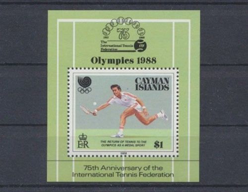 Cayman-Islands, MiNr. Block 17, Tennis, postfrisch