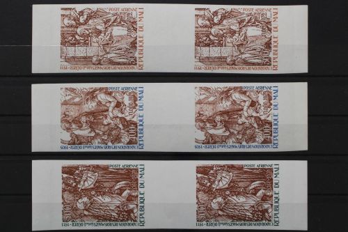 Mali, MiNr. 737-739 B Paar, postfrisch