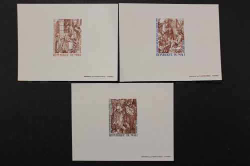 Mali, MiNr. 737-739 SB, Sonderdrucke, ungebraucht