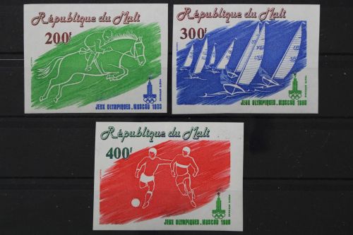 Mali, MiNr. 755-757 B, postfrisch