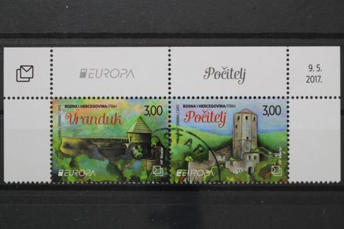 Kroatische Post, MiNr. 451-452 Paar, gestempelt