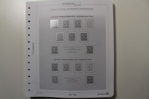 Deutsche Post, Deutschland 1945-1949 Alliierte Besatzung, incl. Ringbinder