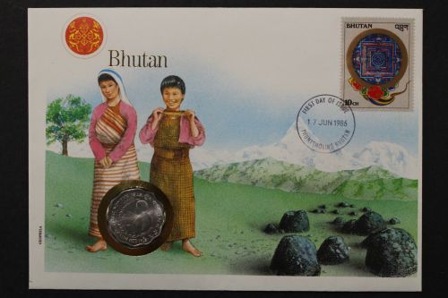 Bhutan, Numisbrief vom 17.6.86