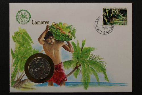 Komoren, Numisbrief, 1988