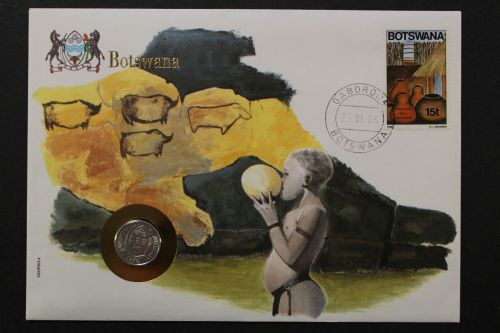 Botswana, Numisbrief vom 23.6.86