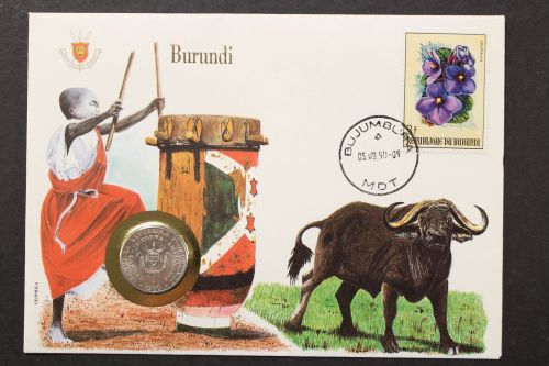 Burundi, Numisbrief vom 5.9.90