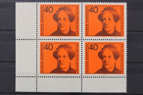 Deutschland, MiNr. 791 Viererblock, Ecke links unten, postfrisch