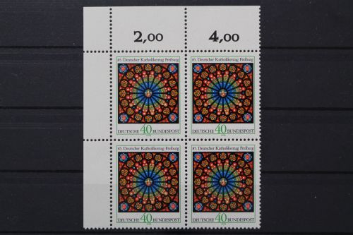 Deutschland, MiNr. 977 Viererblock, Ecke links oben, postfrisch