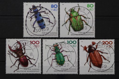 Deutschland (BRD), MiNr. 1666-1670 zentrisch Hannover, gestempelt