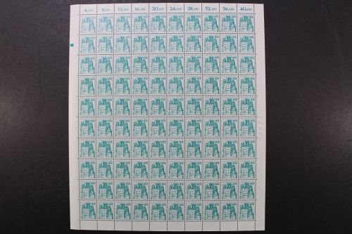 Berlin, MiNr. 535 PZ, 100er Bogen, postfrisch