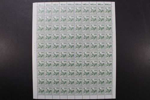 Deutschland (BRD), MiNr. 920 PZ, 100er Bogen, postfrisch