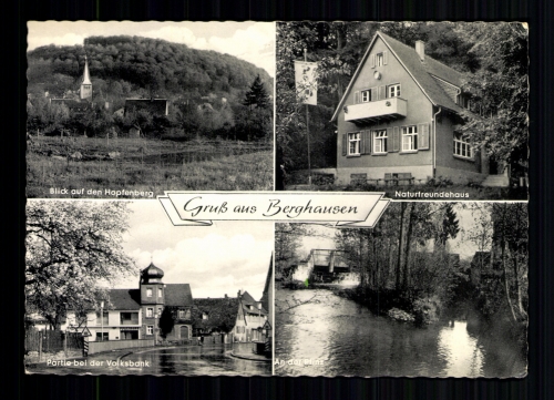 Berghausen (Pfinztal), 4 Bilderkarte