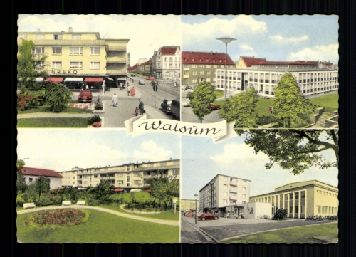 Walsum, Stadtteil von Duisburg, 4 Bilderkarte