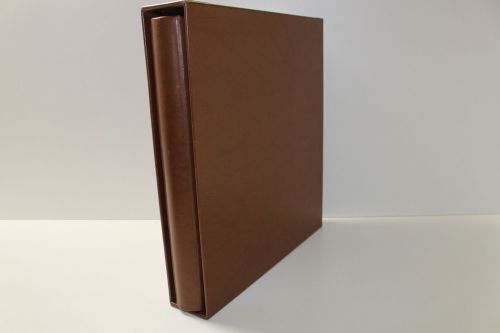 SAFE Skai, brauner Ringbinder mit Kassette, 14 Ring-Mechanik