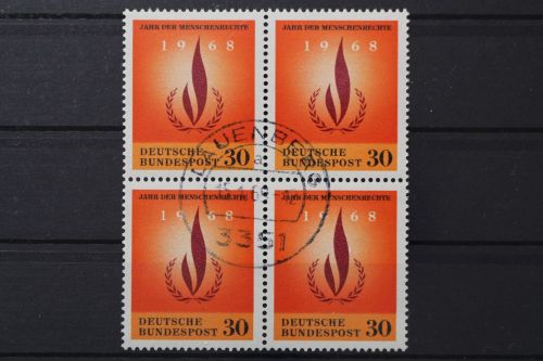 Deutschland (BRD), MiNr. 575, Viererblock, gestempelt