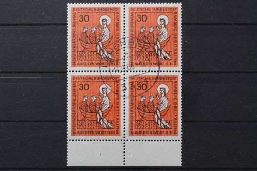 Deutschland (BRD), MiNr. 515, Viererblock, gestempelt