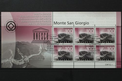 Schweiz, MiNr. 1894 Kleinbogen, ESST