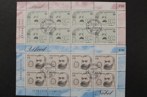 Schweiz, MiNr. 1623-1624 Kleinbogen, ESST