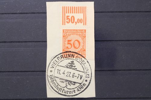 Deutsches Reich, MiNr. 342 W OR 2/9/2, Briefstück