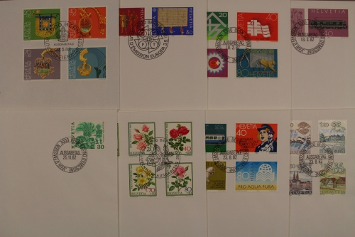 Schweiz, MiNr. 1214-1241, Jahrgang 1982, FDC