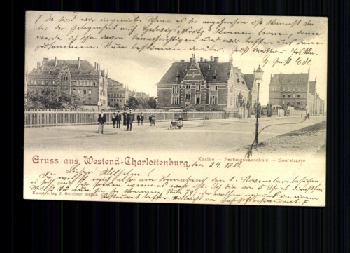 Berlin - Westend-Charlottenburg, Kasino - Festungsbauschule - Soorstrasse