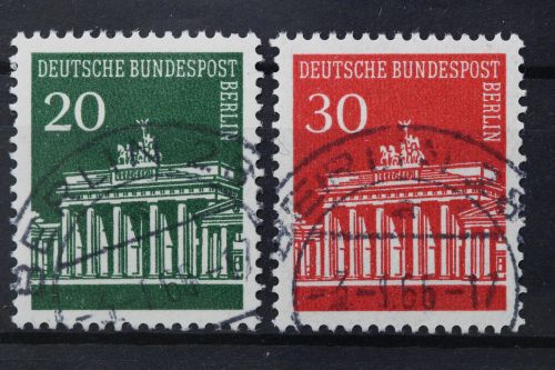Berlin, MiNr. 287 R + 288 R, gestempelt