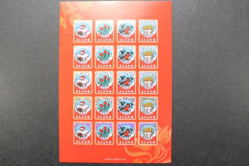 Aland, Jul - Weihnachtsmarken 2008, skl, postfrisch / MNH