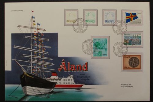 Aland, MiNr. 1-7, Jahrgang 1984, FDC