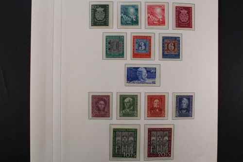 Deutschland 1949-1990 ohne Posthorn und Heuss komplett