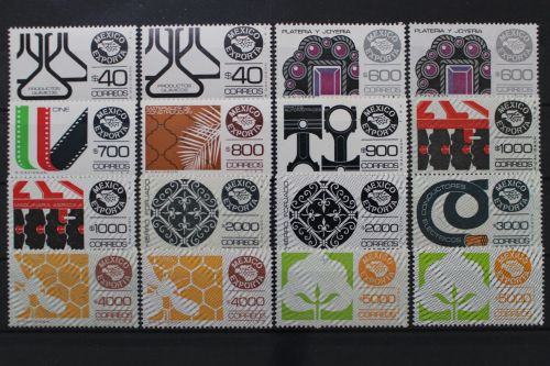 Mexiko, MiNr. 2072-2081, 16 Werte, postfrisch