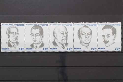 Mexiko, MiNr. 1939-1943 Fünferstreifen, postfrisch