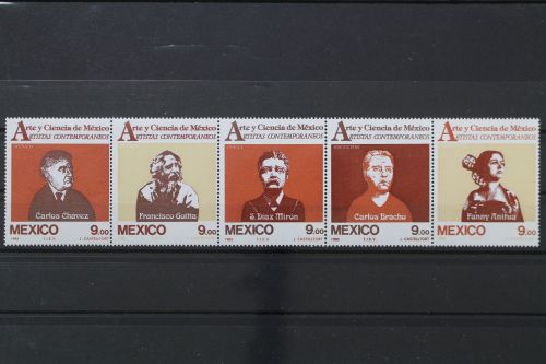 Mexiko, MiNr. 1878-1882 Fünferstreifen, postfrisch