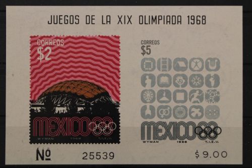 Mexiko, MiNr. Block 16, postfrisch